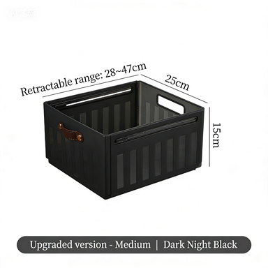 Extendable Plastic Cabinet Storage Box - Dual-Use Drawer Desktop Organizer