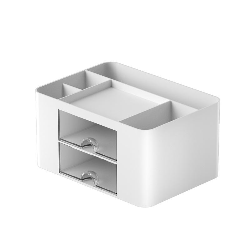 Transparent Plastic Remote Control Holder - Large Capacity Desk Organizer