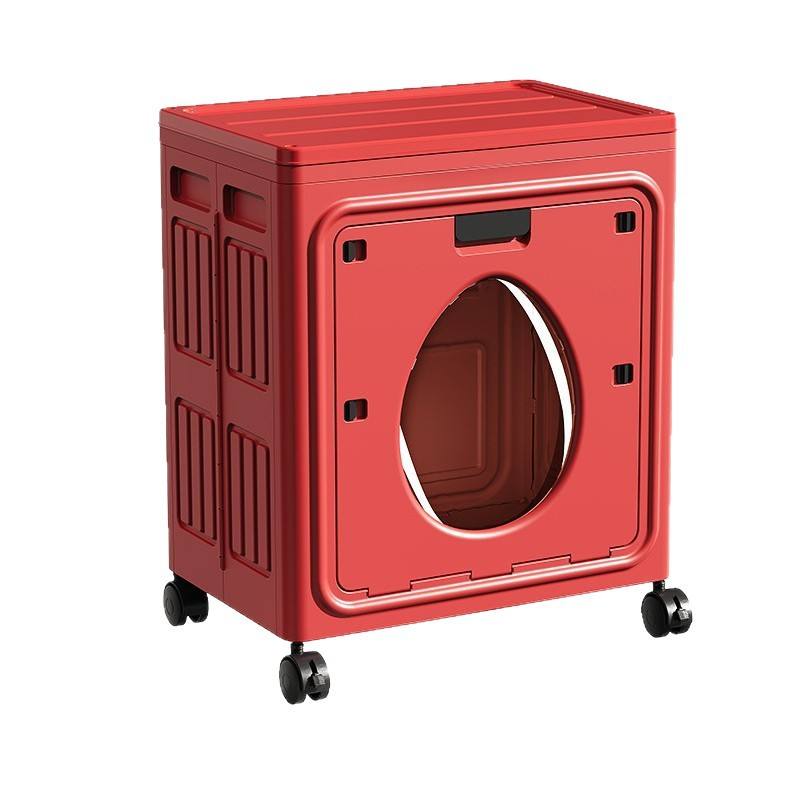 Water-Drop Shaped Cabinet Storage Box, 66.5 x 50 x 38 cm - Foldable Clothes Bin