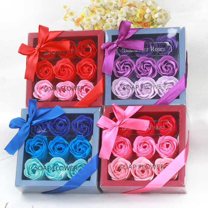 Handmade Rose Soap Flower Gift Box - Preserved Roses for Mother’s Day and Weddings