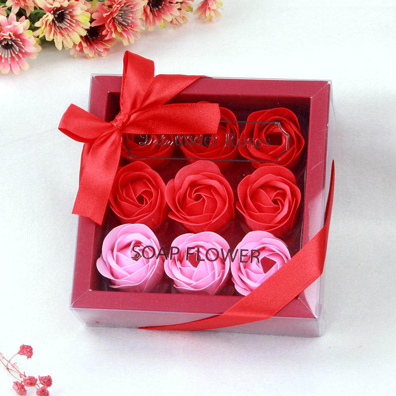 Handmade Rose Soap Flower Gift Box - Preserved Roses for Mother’s Day and Weddings
