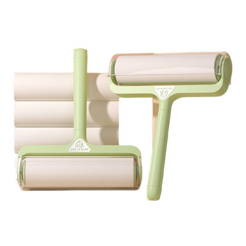 Reusable Pet Hair Remover Roller with Lid - Sticky Portable Lint Roller
