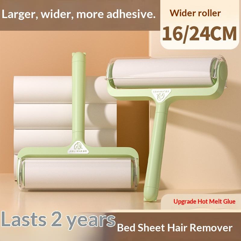 Reusable Pet Hair Remover Roller with Lid - Sticky Portable Lint Roller