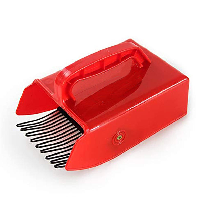 Blueberry and Berry Picker Scoop - Plastic Shell Tool with Metal Base
