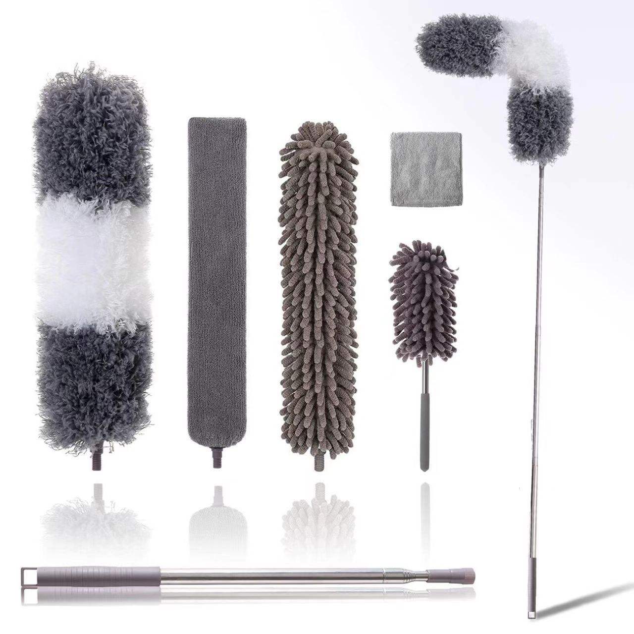 Microfiber Cleaning Duster with Telescopic Pole - Home, Car and Furniture Dusting
