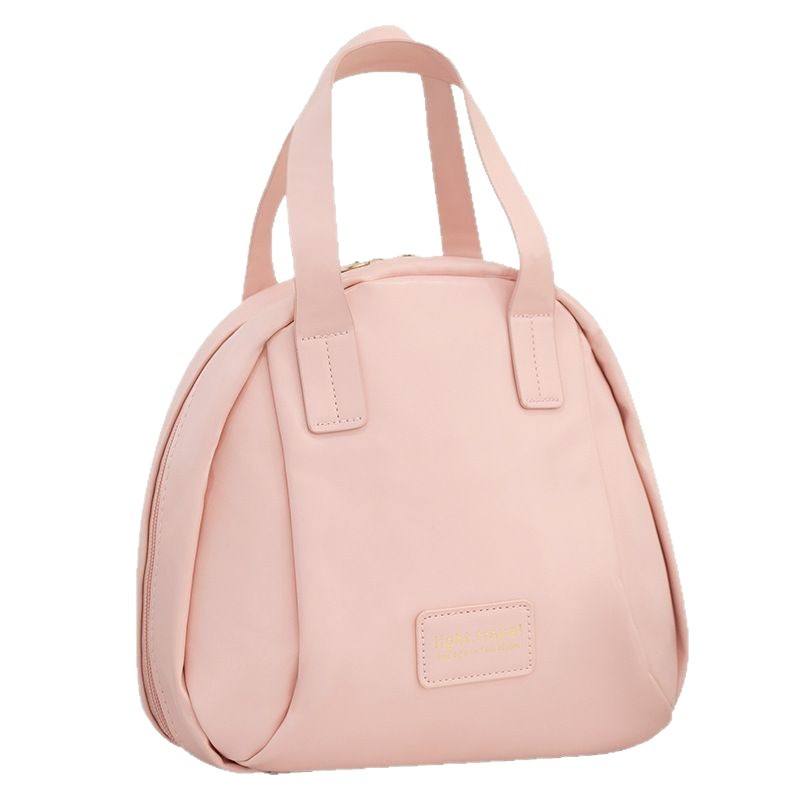 Large Capacity Portable PU Makeup Bag - Travel Wash Bag with Brush Storage