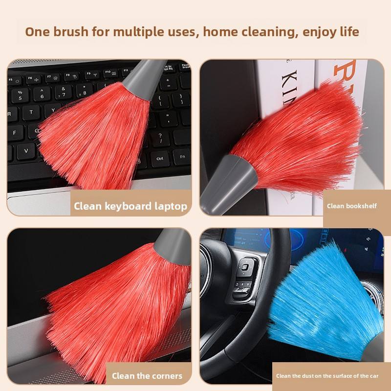 Fluffy Microfiber Detail Dust Brush - Laptop Keyboard and Mini Cleaning Brush