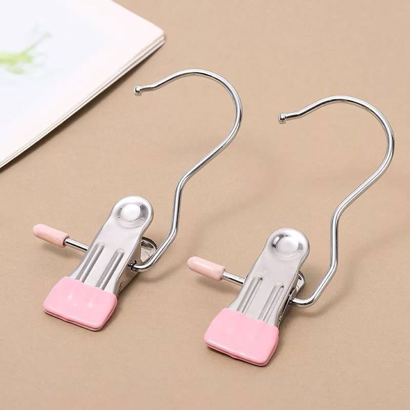 Multifunctional Stainless Steel Hanging Clip - Towel, Hat and Pants Drying Clips