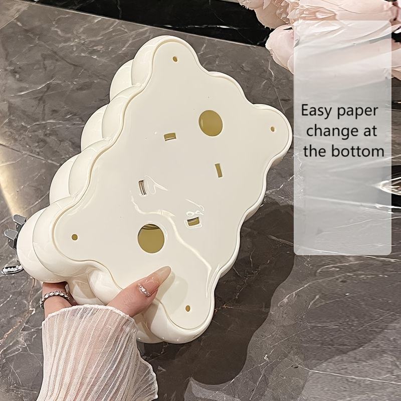 Modern Square Plastic Tissue Box - Waterproof and Durable for Living Room and Bedroom